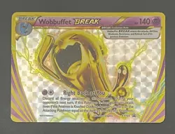 Pokémon Card Wobbuffet BREAK XY155 Black Star Promo - Lightly Played - Image 3
