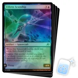 FOIL UTHROS SCANSHIP X4 Edge Of Eternities EOE Magic MTG MINT CARD - Image 1