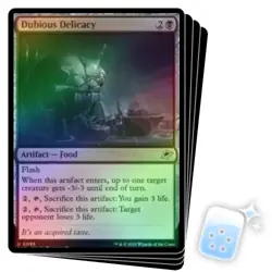 FOIL DUBIOUS DELICACY X4 Edge Of Eternities EOE Magic MTG MINT CARD - Image 1
