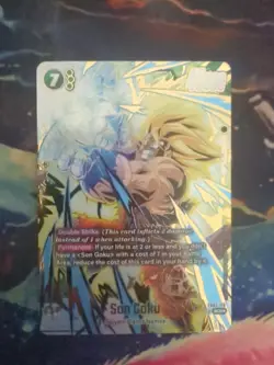 Dragon Ball Super Card Son Goku FB05-119 Alternate Art Secret Rare New Adventure - Image 1