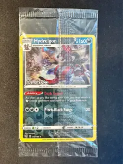 Hydreigon 110/189 2020 Thank You Pokemon Card Promo Reverse Holo SEALED - Nm - Image 1