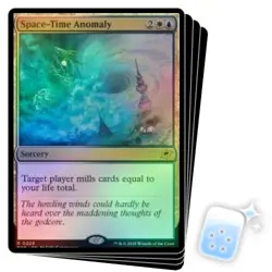 FOIL SPACE-TIME ANOMALY X4 Edge Of Eternities EOE Magic MTG MINT CARD - Image 1