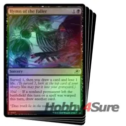 Foil Hymn Of The Faller X4 M/NM Magic: The Gathering MTG Edge Of Eternities - Image 1
