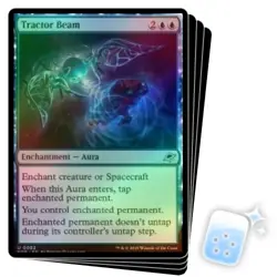 FOIL TRACTOR BEAM X4 Edge Of Eternities EOE Magic MTG MINT CARD - Image 1