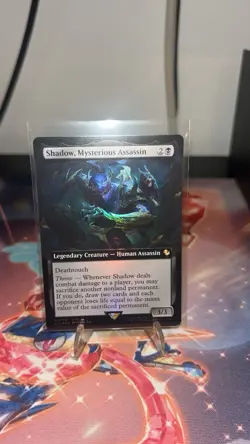 MTG Shadow, Mysterious Assassin (Extended Art Foil) Commander Final Fantasy FF6 - Image 1