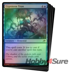 Foil Gigastorm Titan X4 M/NM Magic: The Gathering MTG Edge Of Eternities - Image 1