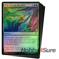 Foil Pull Through The Weft X4 M/NM Magic: The Gathering MTG Edge Of Eternities - Image 1