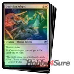 Foil Dual-sun Adepts X4 M/NM Magic: The Gathering MTG Edge Of Eternities - Image 1