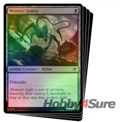 Foil Monoist Sentry X4 M/NM Magic: The Gathering MTG Edge Of Eternities - Image 1