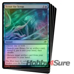 Foil Scour For Scrap X4 M/NM Magic: The Gathering MTG Edge Of Eternities - Image 1