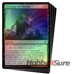 Foil Scrounge For Eternity X4 M/NM Magic: The Gathering MTG Edge Of Eternities - Image 1