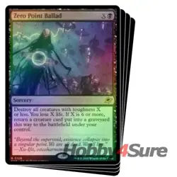 Foil Zero Point Ballad X4 M/NM Magic: The Gathering MTG Edge Of Eternities - Image 1