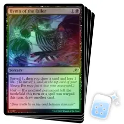 FOIL HYMN OF THE FALLER X4 Edge Of Eternities EOE Magic MTG MINT CARD - Image 1