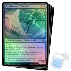 FOIL STEELSWARM OPERATOR X4 Edge Of Eternities EOE Magic MTG MINT CARD - Image 1