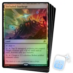FOIL SECLUDED STARFORGE X4 Edge Of Eternities EOE Magic MTG MINT CARD - Image 1