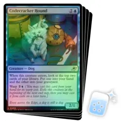 FOIL CODECRACKER HOUND X4 Edge Of Eternities EOE Magic MTG MINT CARD - Image 1