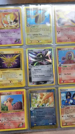 Vintage Old Pokemon Card Binder Collection Lot Of 90 Cards WOTC Free Shipping - Image 3
