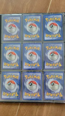 Vintage Old Pokemon Card Binder Collection Lot Of 90 Cards WOTC Free Shipping - Image 4