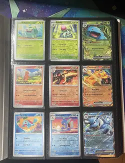 Pokemon 151 Complete Base Set All Common Uncommon Rare Holo Reverse ex Pokemon - Image 1