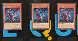 JUSH-EN005 Dracotail Mululu x3 Ultra Rare 1st Ed YuGiOh Playset - Image 1