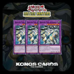 JUSH-EN006 Dracotail Arthalion x3 Ultra Rare 1st Ed YuGiOh Preorder 31/7 Playset - Image 1