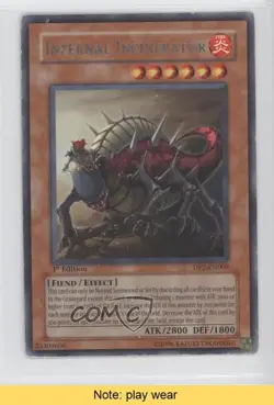 Infernal Incinerator 1st Ed. YuGiOh Chazz Princeton Duelist Pack #DP2-EN009 1i7 - Image 1