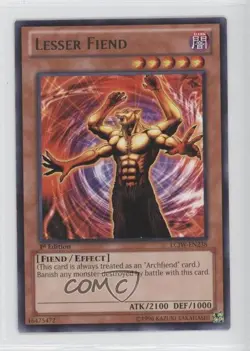 Lesser Fiend 1st Ed. YuGiOh Legendary Collection 4: Joey's World Mega-Pack 0g4 - Image 1