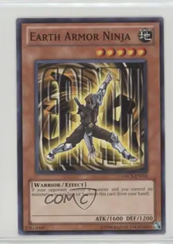 Earth Armor Ninja Unlimited YuGiOh Order of Chaos #ORCS-EN016 0s5 - Image 1