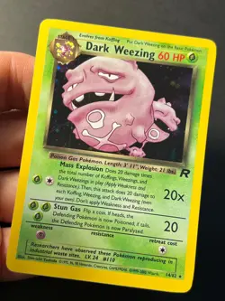 Dark Weezing 14/82 Team Rocket Holo - WOTC Pokemon Card - Near Mint - Image 3