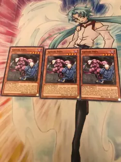 yugioh- 3x Gemini Imps Turbo Pack 8 Common NM - Image 2