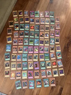 Vintage Yugioh Trading Card Lot Of 93 1996 Kazuki Takahashi Hologram - Image 1