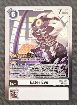 Digimon Card Game - Eater Eve - BT22-081 Release Promo Eng - Image 1