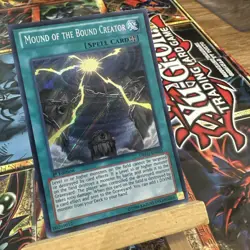 Mound of the Bound Creator DRLG-EN025 1st Edition Secret Rare NM + BONUS card! - Image 2