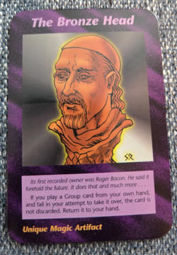 The Bronze Head INWO Illuminati New World Order Card Game Unlimited Common - Image 1