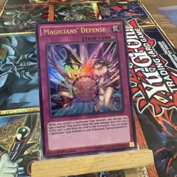 Yugioh Magicians’ Defense MVP1-EN028 Ultra Rare 1st Ed NM + free holo card! - Image 2