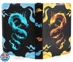 VERIDRAX Card Binder - 9 Pocket Trading Card Binder - 900 Card Zipper Album w - Image 1