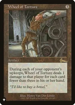 Wheel of Torture - Retro Frame The List LP MTG - Image 1