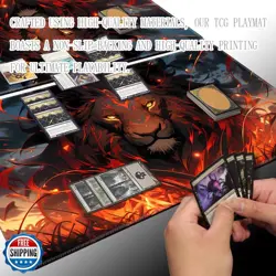 Board Game 14x24in MTG Playmat Compatible for OCG CCG RPG TCG Playmats (ONE-L - Image 4