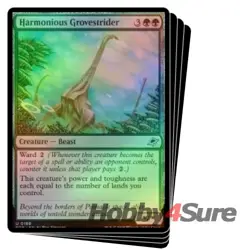 Foil Harmonious Grovestrider X4 M/NM Magic: The Gathering MTG Edge Of Eternities - Image 1