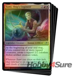 Foil Sami, Ship's Engineer X4 M/NM Magic: The Gathering MTG Edge Of Eternities - Image 1