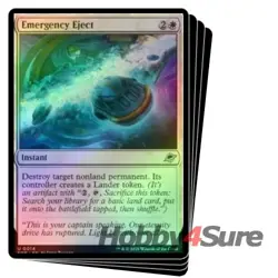 Foil Emergency Eject X4 M/NM Magic: The Gathering MTG Edge Of Eternities - Image 1