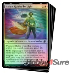 Foil Haliya, Guided By Light X4 M/NM Magic: The Gathering MTG Edge Of Eternities - Image 1