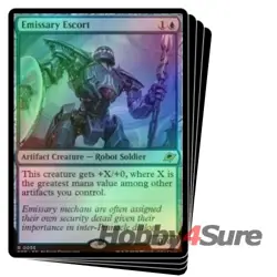Foil Emissary Escort X4 M/NM Magic: The Gathering MTG Edge Of Eternities - Image 1