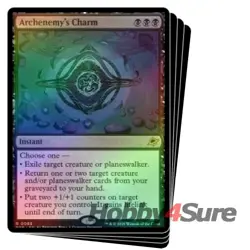 Foil Archenemy's Charm X4 M/NM Magic: The Gathering MTG Edge Of Eternities - Image 1