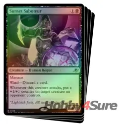 Foil Sunset Saboteur X4 M/NM Magic: The Gathering MTG Edge Of Eternities - Image 1