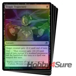 Foil Tragic Trajectory X4 M/NM Magic: The Gathering MTG Edge Of Eternities - Image 1