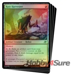 Foil Rust Harvester X4 M/NM Magic: The Gathering MTG Edge Of Eternities - Image 1