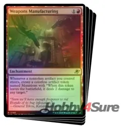 Foil Weapons Manufacturing X4 M/NM Magic: The Gathering MTG Edge Of Eternities - Image 1