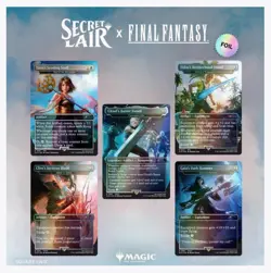 MTG Secret Lair X Final Fantasy Foil Edition Bundle and Gilded Lotus Promo - Image 5