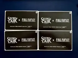 MTG Secret Lair X Final Fantasy Foil Edition Bundle and Gilded Lotus Promo - Image 1